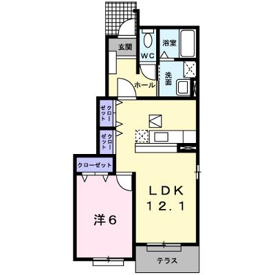 ヴァン・ルミエール　Ⅱ 101【管理NO：1-013554602-01010】 ★家具家電は申し込み後に搬入します★の外観画像