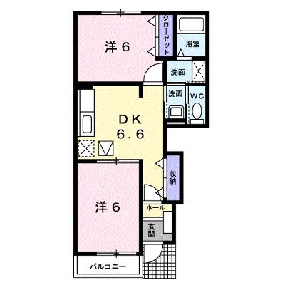 ラ・メゾン・アンソレイエⅢ 101【管理NO：1-012703703-01010】 ★家具家電は申し込み後に搬入しますの外観画像