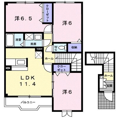 メゾン・ソレイユ 202【管理NO：1-012678901-02020】 ★家具家電は申し込み後に搬入します 2026年07月上旬入居可能の外観画像