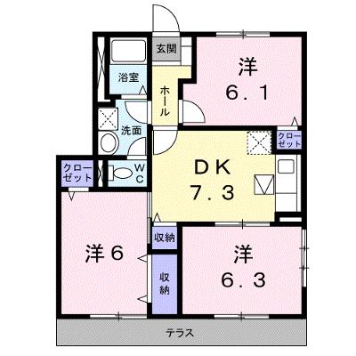 ヒロハウスＣ 101【管理NO：1-012013901-01010】 ★家具家電は申し込み後に搬入しますの外観画像