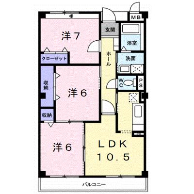 カーサグリーンⅡ 202【管理NO：1-011846501-02020】 ★家具家電は申し込み後に搬入しますの外観画像