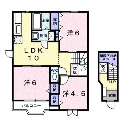 ソレイユＭ 201【管理NO：1-011411901-02010】 ★家具家電は申し込み後に搬入しますの外観画像