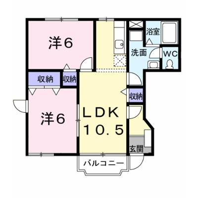 ブライズベールⅠ 101【管理NO：1-011040501-01010】 ★家具家電は申し込み後に搬入します★の外観画像