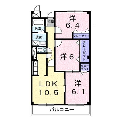 グランド・メール 401【管理NO：1-009488901-04010】 ★家具家電は申し込み後に搬入します★の外観画像