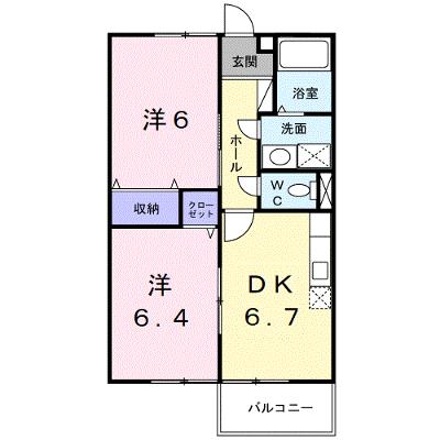 リバティツインⅡ 205【管理NO：1-007002802-02040】 ★家具家電は申し込み後に搬入します★の外観画像