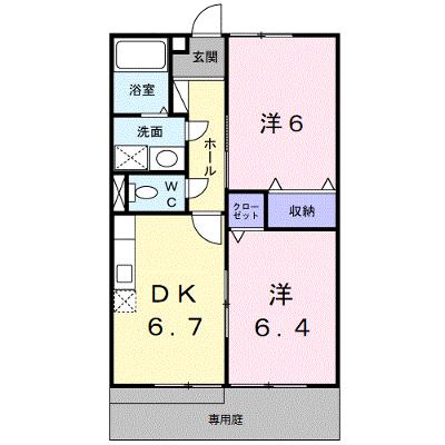リバティツインⅡ 101【管理NO：1-007002802-01010】 ★家具家電は申し込み後に搬入しますの外観画像