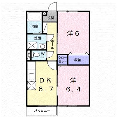 リバティツインⅠ 201【管理NO：1-007002801-02010】 ★家具家電は申し込み後に搬入します★の外観画像