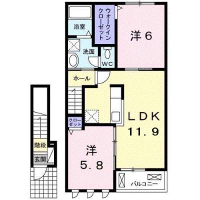 ガーデンハウス　フォレスター 202【管理NO：1-022065401-02020】 ★家具家電は申し込み後に搬入します★の外観画像