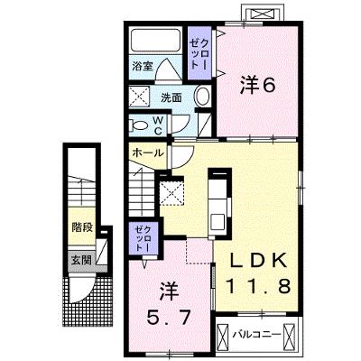 グランプラザ弐番館 203【管理NO：1-021155502-02030】 ★家具家電は申し込み後に搬入します 2026年08月上旬入居可能の外観画像