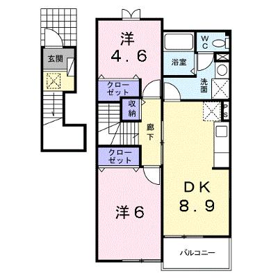 メルヴェーユⅢ 201【管理NO：1-011822102-02010】 ★家具家電は申し込み後に搬入します★の外観画像