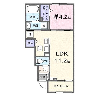 ＳＯＲＡ 103【管理NO：1-028262801-01030】 ★家具家電は申し込み後に搬入します★の外観画像