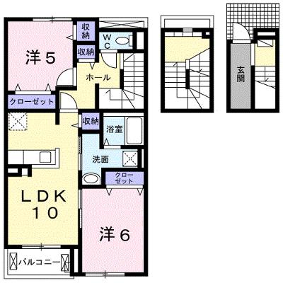 ベル・カーサ 303【管理NO：1-025298001-03030】 ★家具家電は申し込み後に搬入します★の外観画像
