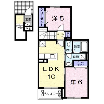 ベル・カーサ 203【管理NO：1-025298001-02030】 ★家具家電は申し込み後に搬入します★ ★2026年10月中旬入居可能★の外観画像