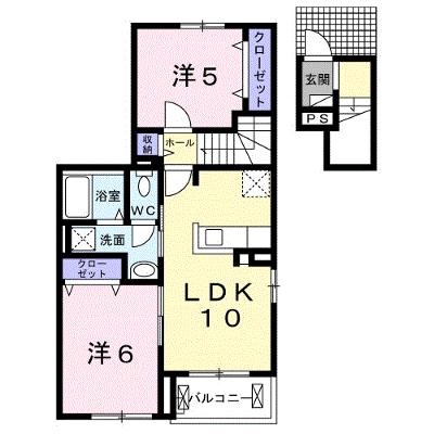 ベル・カーサ 201【管理NO：1-025298001-02010】 ★家具家電は申し込み後に搬入します★ ★2026年10月中旬入居可能★の外観画像