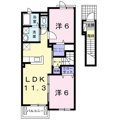 オーブ　Ⅱ 203【管理NO：1-022799002-02030】 ★家具家電は申し込み後に搬入します★の外観画像