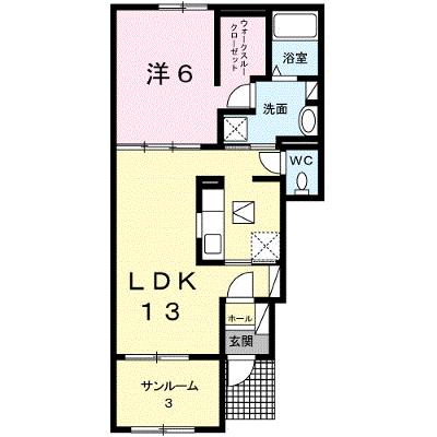 ベルファミーユ　Ⅱ 102【管理NO：1-021190002-01020】 ★家具家電は申し込み後に搬入します 2026年08月上旬入居可能の外観画像