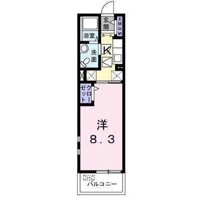 フライハイト 107【管理NO：1-019143101-01060】 ★家具家電は申し込み後に搬入します★の外観画像