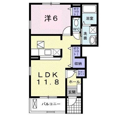 シャンペトル 101【管理NO：1-016397501-01010】 ★家具家電は申し込み後に搬入しますの外観画像