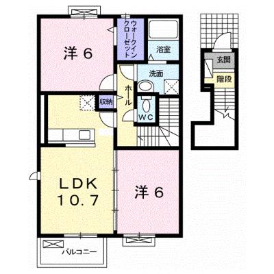 サンリットレジデンス大越 205【管理NO：1-016342301-02040】 ★家具家電は申し込み後に搬入しますの外観画像