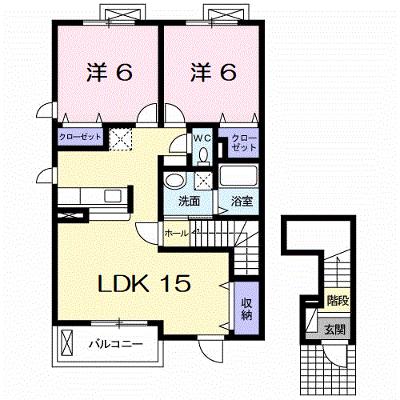 ミッテ・ドルフ西国分Ⅲ 201【管理NO：1-016323001-02010】 ★家具家電は申し込み後に搬入します★の外観画像