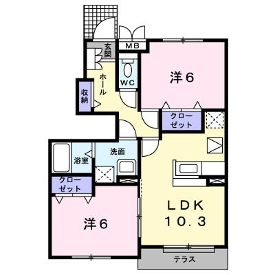 エスペランサⅠ（橋本市胡麻生） 102【管理NO：1-012644901-01020】 ★家具家電は申し込み後に搬入しますの外観画像