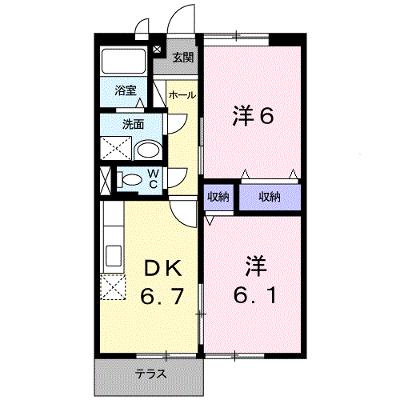 メゾンネイティブピーチ 101【管理NO：1-005258001-01010】 ★家具家電は申し込み後に搬入します 2026年07月中旬入居可能の外観画像