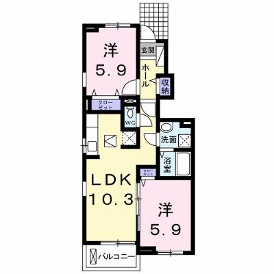 コンフォーティア鮎喰 103【管理NO：1-023325101-01030】 ★家具家電は申し込み後に搬入します★の外観画像