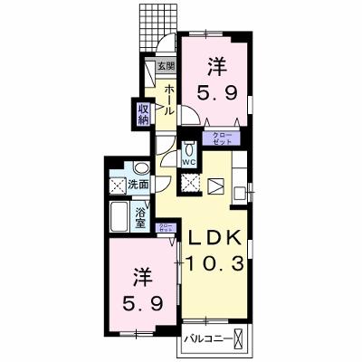 コンフォーティア鮎喰 101【管理NO：1-023325101-01010】 ★家具家電は申し込み後に搬入します★の外観画像