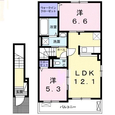 メゾンリヴィエールＡ 203【管理NO：1-023094101-02030】 ★家具家電は申し込み後に搬入します★の外観画像