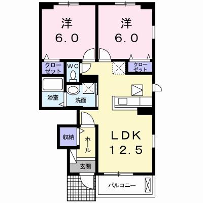 クラールプレディエＡ 106【管理NO：1-022964601-01050】 ★家具家電は申し込み後に搬入しますの外観画像