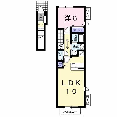 プレ・ガール・シェトワ　Ⅱ 201【管理NO：1-016138802-02010】 ★家具家電は申し込み後に搬入しますの外観画像