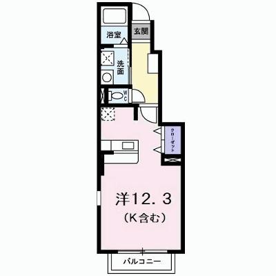プレ・ガール・シェトワ　Ⅰ 103【管理NO：1-016138801-01030】 ★家具家電は申し込み後に搬入しますの外観画像