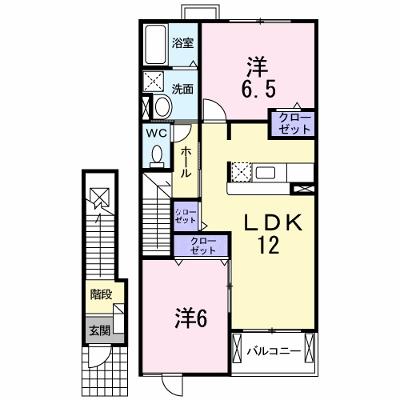 アンジェリカ　Ｃ 202【管理NO：1-013991403-02020】 ★家具家電は申し込み後に搬入しますの外観画像