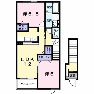 アンジェリカ　Ｂ 203【管理NO：1-013991402-02030】の外観画像