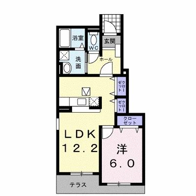 グランドゥール　Ｂ 105【管理NO：1-013739102-01040】 ★家具家電は申し込み後に搬入しますの外観画像