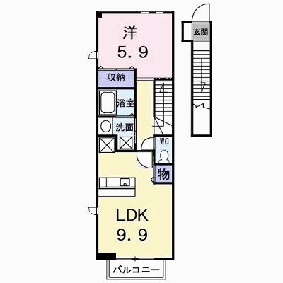 フラン　ブリッサ　Ａ 205【管理NO：1-012759801-02040】 ★家具家電は申し込み後に搬入します 2026年07月下旬入居可能の外観画像