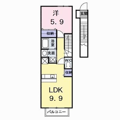 プリムヴェールＢ 202【管理NO：1-012050102-02020】 ★家具家電は申し込み後に搬入しますの外観画像