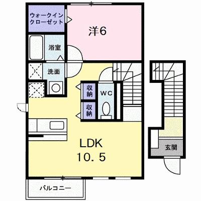 ネムス　Ｃ 201【管理NO：1-011982503-02010】 ★家具家電は申し込み後に搬入します★の外観画像
