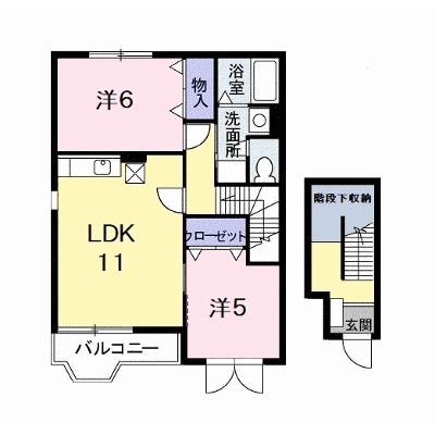 Ｌａｗ　Ｆｌｏｗｅｒ 201【管理NO：1-010535801-02010】 ★家具家電は申し込み後に搬入しますの外観画像