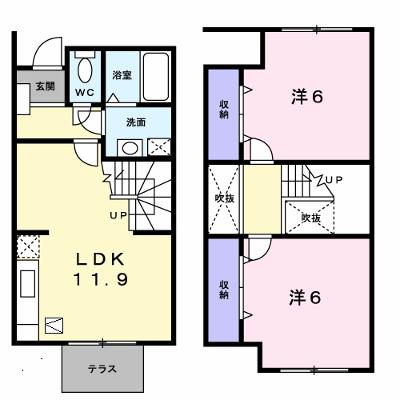 コーポリンクス２ 102【管理NO：1-006226301-01020】 ★家具家電は申し込み後に搬入しますの外観画像
