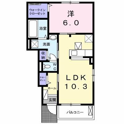 モンテリザイア　Ⅱ 105【管理NO：1-024528702-01040】 ★家具家電は申し込み後に搬入しますの外観画像