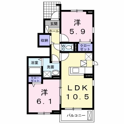 クラール南庄町　Ｄ 101【管理NO：1-022513704-01010】 ★家具家電は申し込み後に搬入します★の外観画像