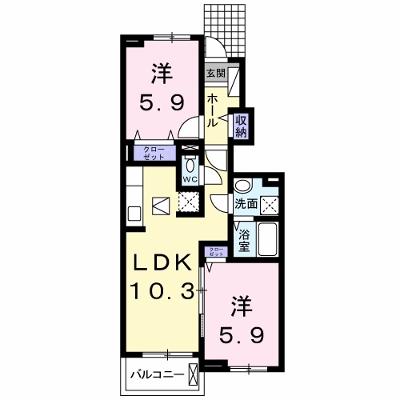 ルミナスしまだⅡ 103【管理NO：1-021505902-01030】 ★家具家電は申し込み後に搬入します★の外観画像