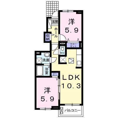 ルミナスしまだⅡ 102【管理NO：1-021505902-01020】 ★家具家電は申し込み後に搬入します★の外観画像