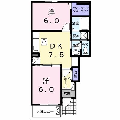 フルール　蘭Ⅱ　Ｂ 105【管理NO：1-021391902-01040】 ★家具家電は申し込み後に搬入します★の外観画像