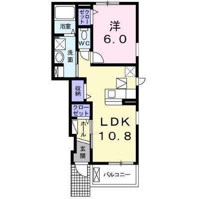 エトワール・Ｋ 102【管理NO：1-019547801-01020】 ★家具家電は申し込み後に搬入します★の外観画像