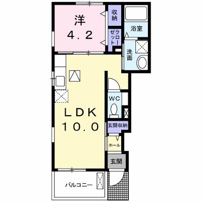 クラール名東　Ａ 101【管理NO：1-019088801-01010】 ★家具家電は申し込み後に搬入します★の外観画像