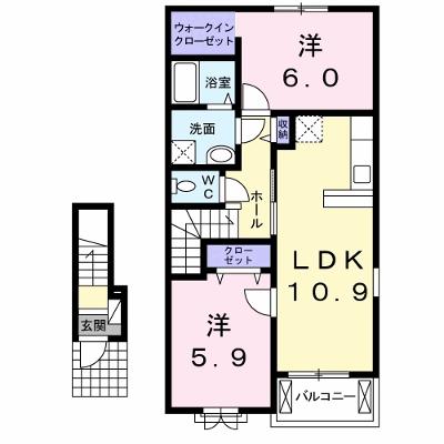 グリーンシトラス 203【管理NO：1-018889101-02030】 ★家具家電は申し込み後に搬入しますの外観画像