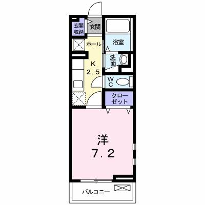 キルシュ　ブラウ 201【管理NO：1-017895401-02010】 ★家具家電は申し込み後に搬入しますの外観画像