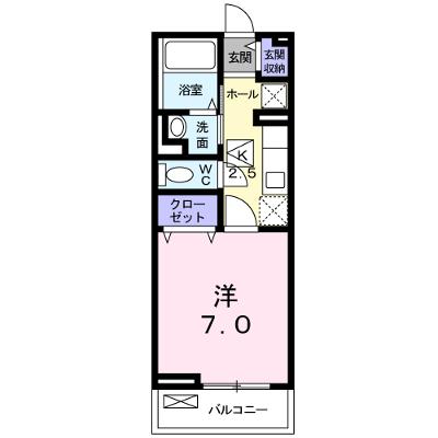 キルシュ　ブラウ 102【管理NO：1-017895401-01020】 ★家具家電は申し込み後に搬入しますの外観画像
